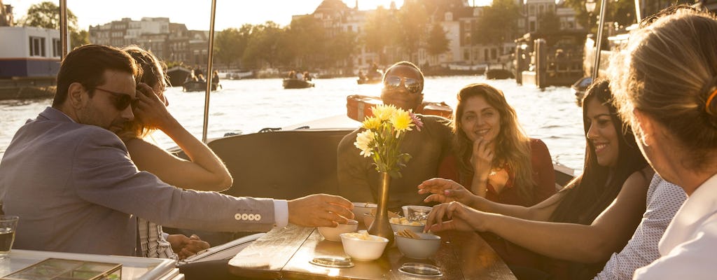 Visite romantique du canal d'Amsterdam en petit groupe