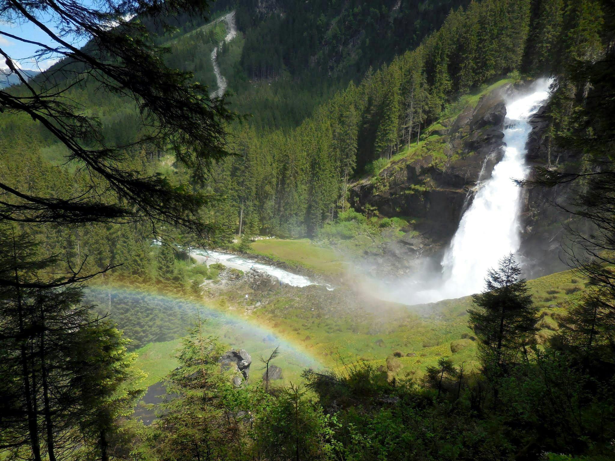 Scenic Drive to Krimml Waterfalls