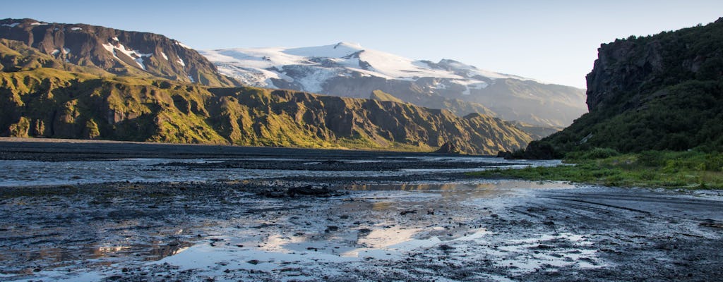 Podróż autobusem z Þórsmörk do Helli autobusem Highlands