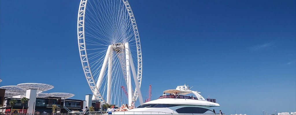 Crucero de lujo por el puerto deportivo de Dubái con almuerzo o cena con barbacoa