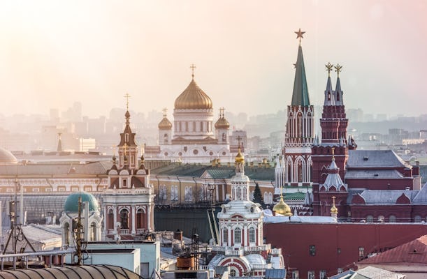 Catedral de Cristo Salvador y visita a la ciudad de Old Arbat de Moscú