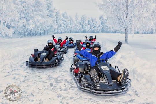 Go on a karting adventure on open ice