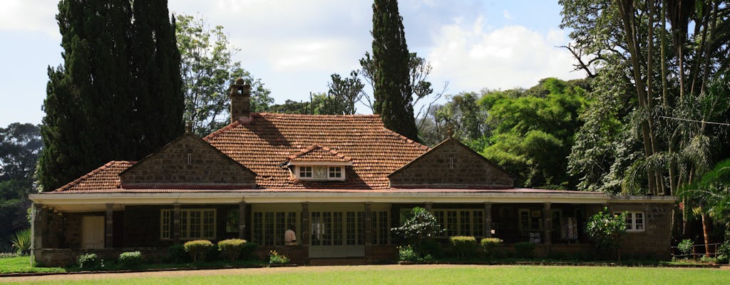 Excursão de meio dia ao Museu Karen Blixen e ao Giraffe Center