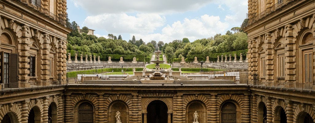 Visita privada al Palacio Pitti y entradas al Jardín de Bóboli