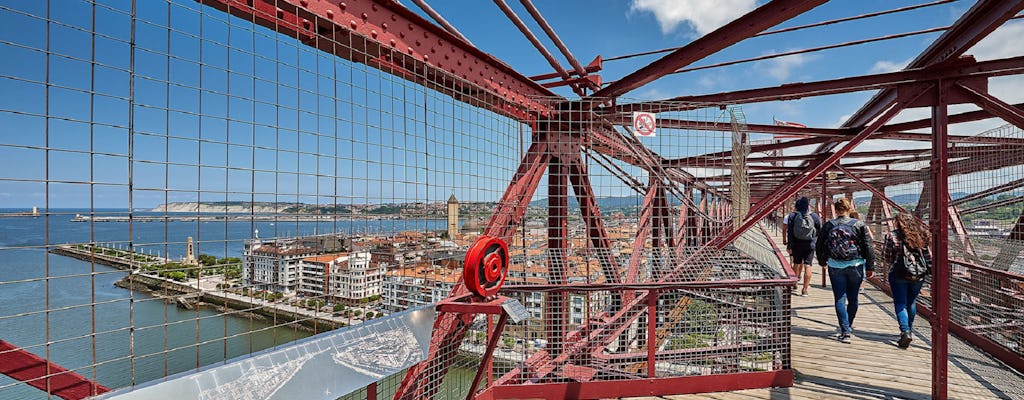 Excursão para grupos pequenos na ponte Getxo e Bizkaia