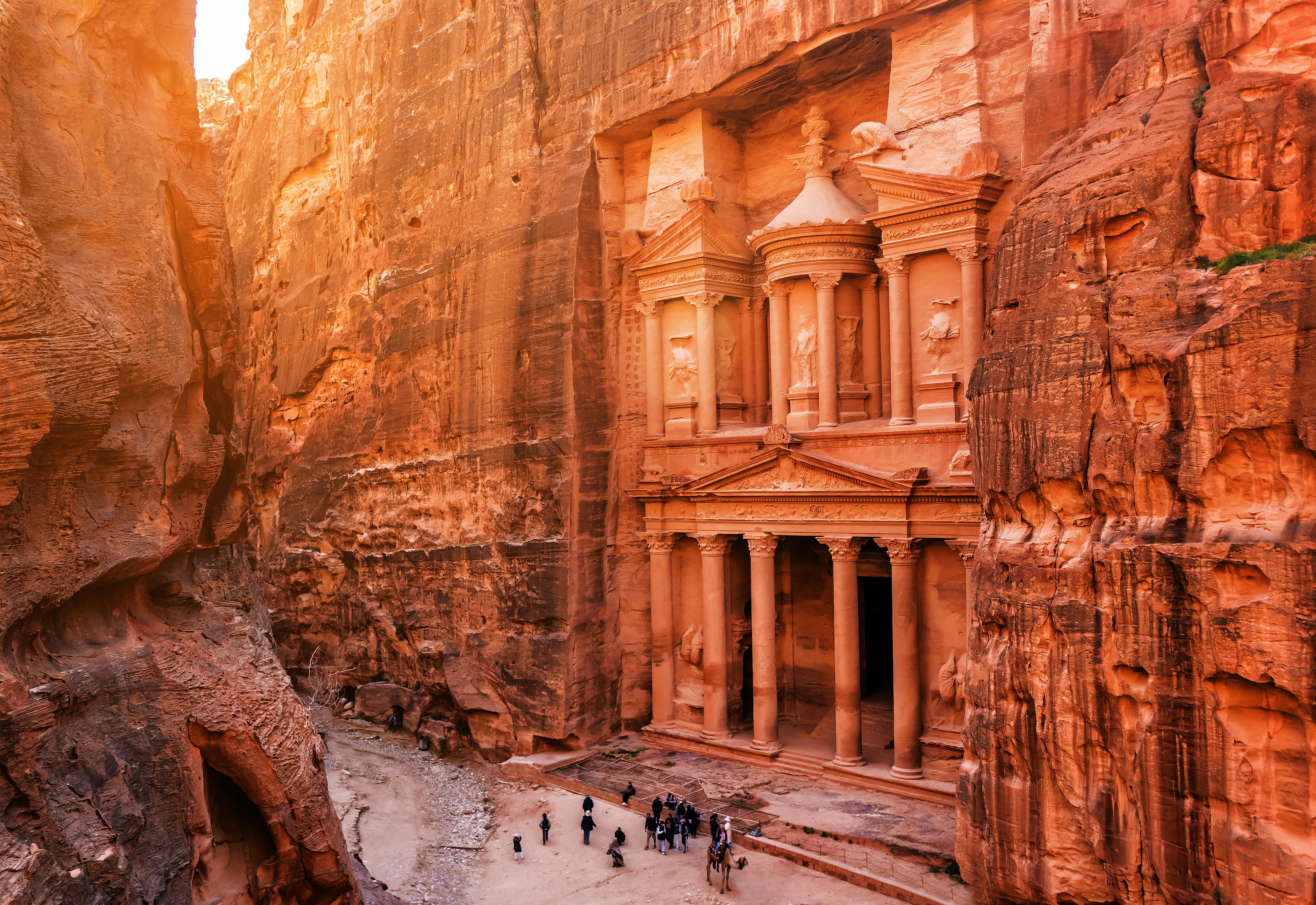 Privétour van een hele dag door Petra met sightseeing in Amman vanuit Amman