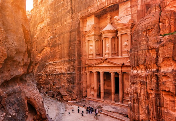 Tour privado de un día a Petra con visita turística a Amman desde Amman