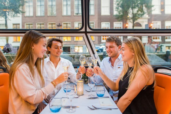 Amsterdam four-course dinner cruise