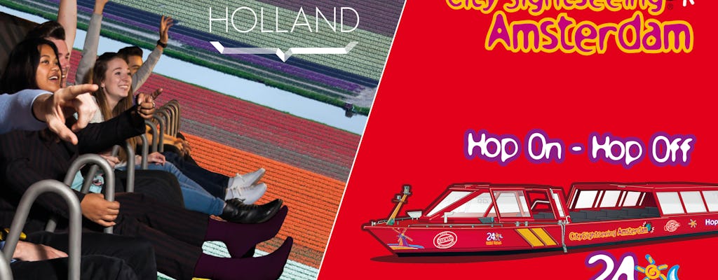 Tickets für THIS IS HOLLAND und 24-Stunden Hop-On-Hop-Off-Grachtenfahrt