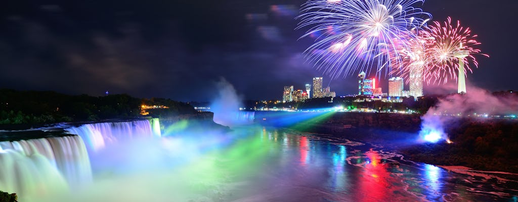 Tour combinato diurno e notturno delle Cascate del Niagara USA