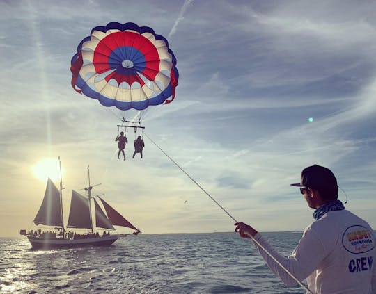 Key West Seaport parasailing ride