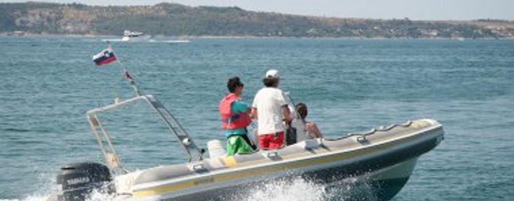 Panorama-Tour auf einem Hochgeschwindigkeitsboot von Portoroz