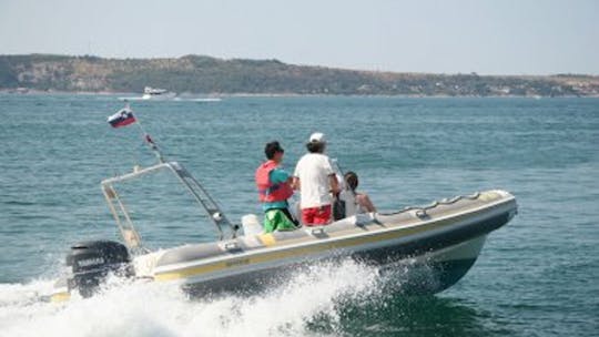 Panorama-tour em um barco de alta velocidade de Portoroz