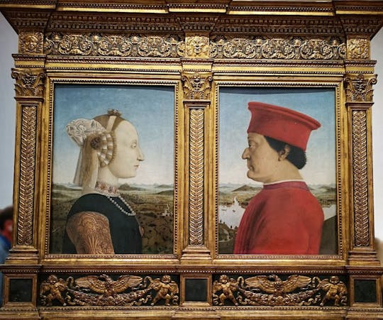 Excursão em grupo da galeria Uffizi