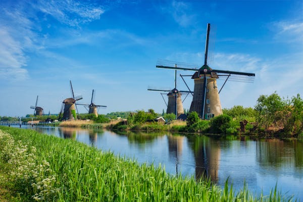 Rotterdam and Kinderdijk windmills private tour