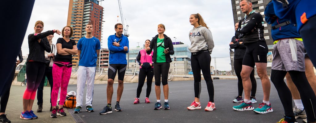 Evidenzia il tour di corsa a Rotterdam