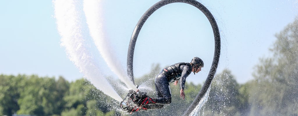 20 minut doświadczenia w flyboard, hoverboard lub jetpacking w Amsterdamie