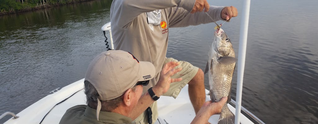 Marco Island family fishing and boating tour