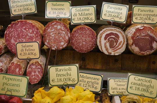 Tour gastronômico semiprivativo no Mercado Central de Florença