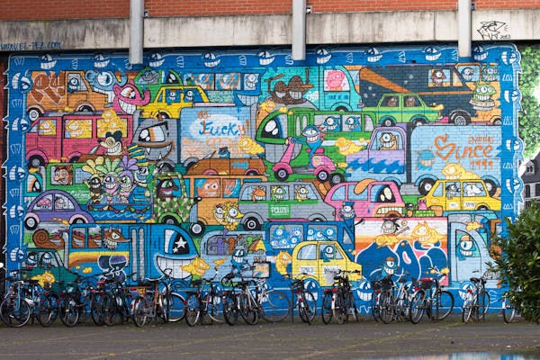 Wycieczka rowerowa z przewodnikiem „Streetart” przez „studia uliczne” w Kolonii