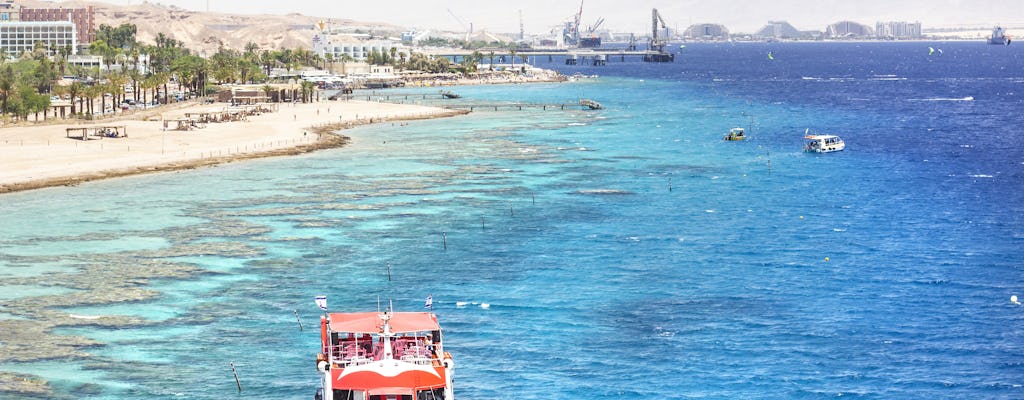 Paseo en barco con fondo de cristal de dos horas en Eilat