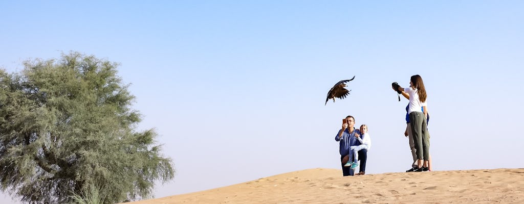 Safari privato sulla falconeria di Dubai con colazione opzionale