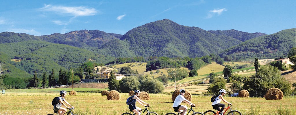 Tuscany by bike and saffron tasting