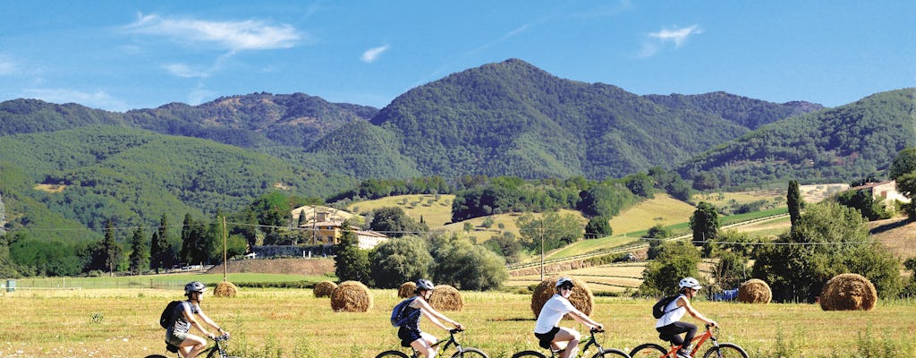 Toscana en bicicleta y degustación de azafrán