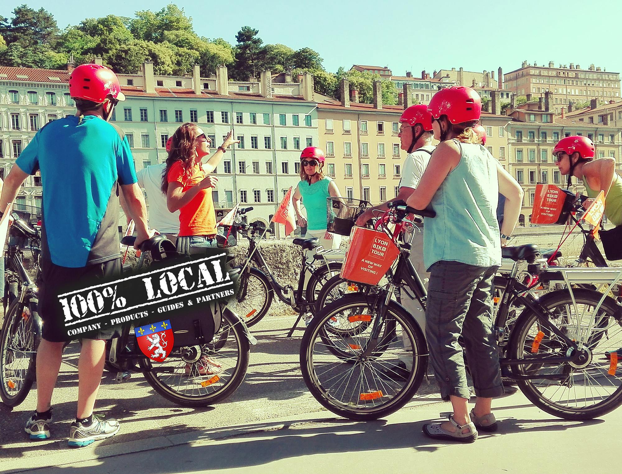 3-hour electric bike tour with food tasting in Lyon