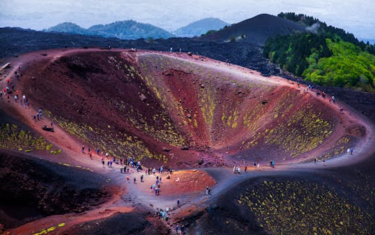 Excursión de un día al monte Etna y Taormina desde Cefalú