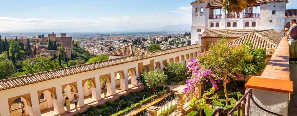 Visita guiada e entradas sem fila para a Alhambra e o Generalife com visita aos Palácios Nasridas