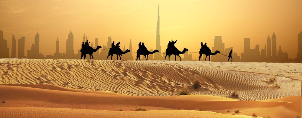 Tour di un'intera giornata a Dubai per piccoli gruppi e safari serale nel deserto