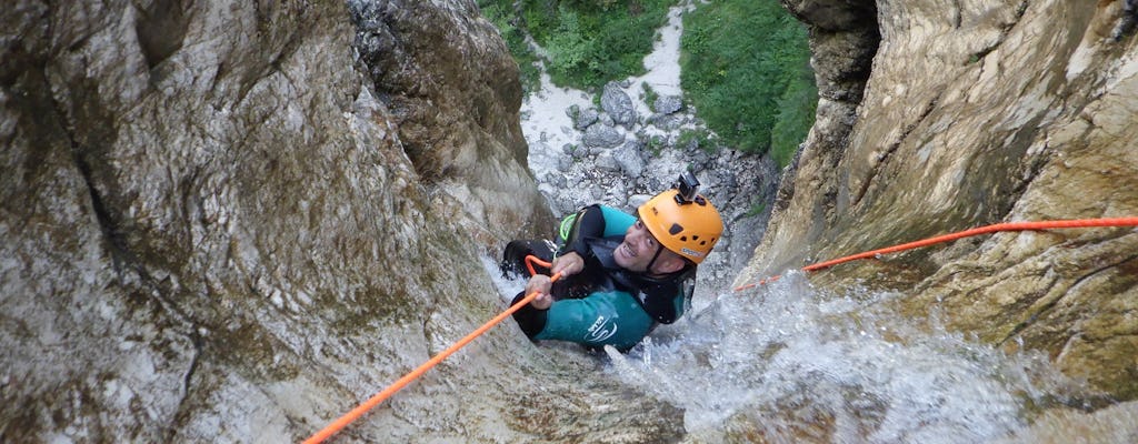 Canyoning in de Fratarica Canyon vanuit Bovec