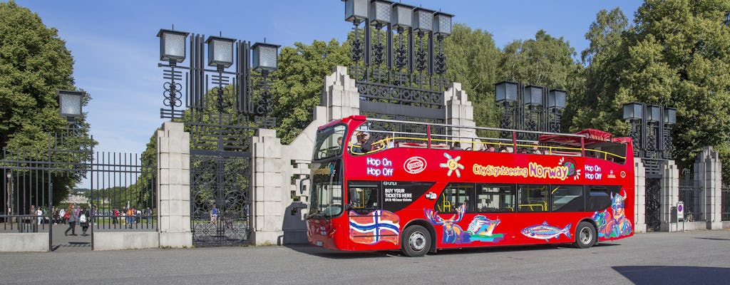 City Sightseeing hop on, hop off-bustour door Oslo