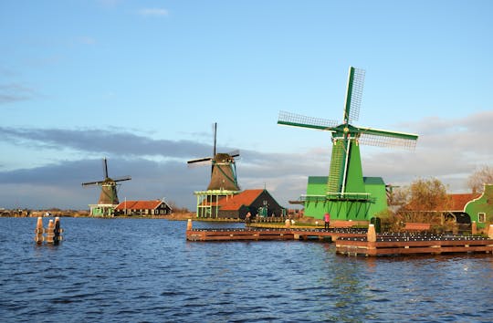 Półdniowa wycieczka do Zaanse Schans i rejs w Amsterdamie