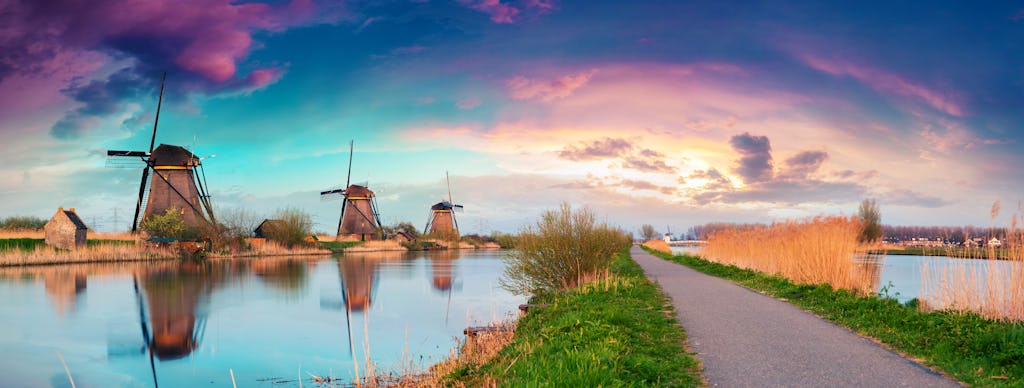 Excursión en grupos reducidos a los molinos de viento de Kinderdijk de la Unesco y a La Haya