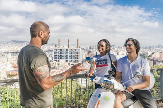 6-hour Barcelona full Catalan experience guided tour with a Vespa tour