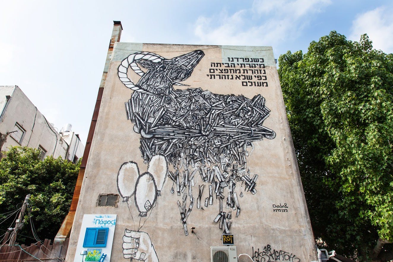 Tour de arte de rua em Tel Aviv