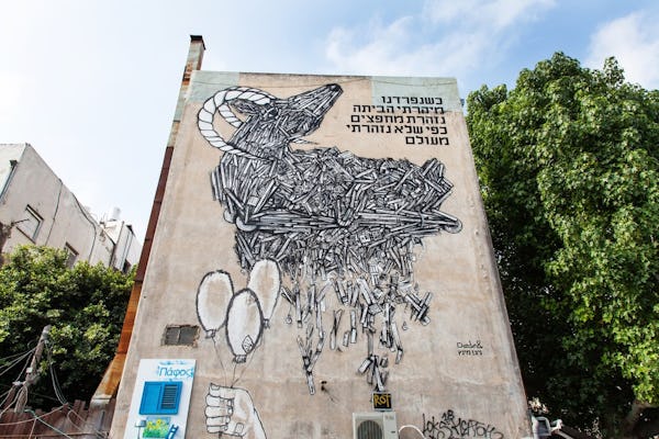 Tour de arte de rua em Tel Aviv