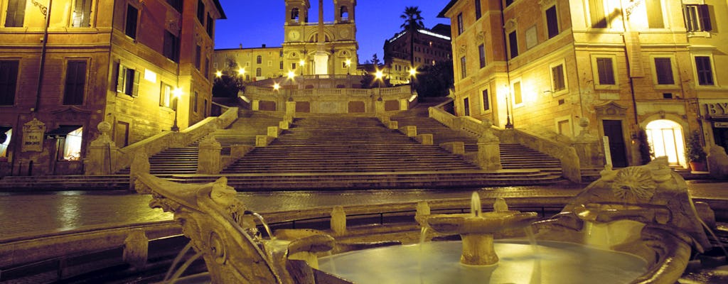 Rome by night private walking tour