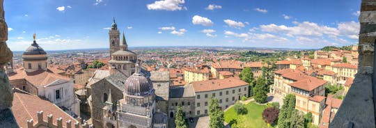 Passeio particular a pé pela cidade alta de Bergamo