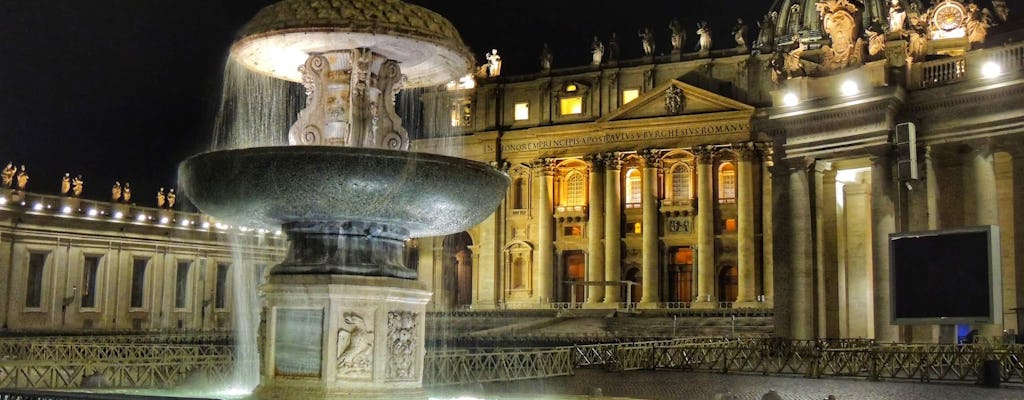 Tour privado del Vaticano por la noche