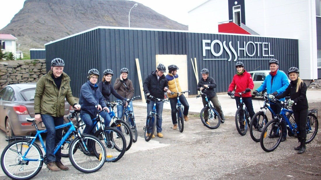 Dwaal op de fiets door de fjord