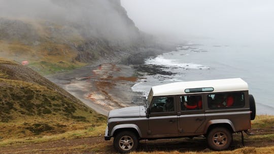 Experience the pearls of the Westfjords by jeep