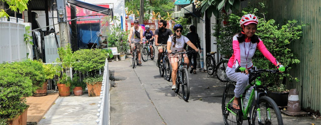 Bike and Canal boat tour of Bangkok with lunch