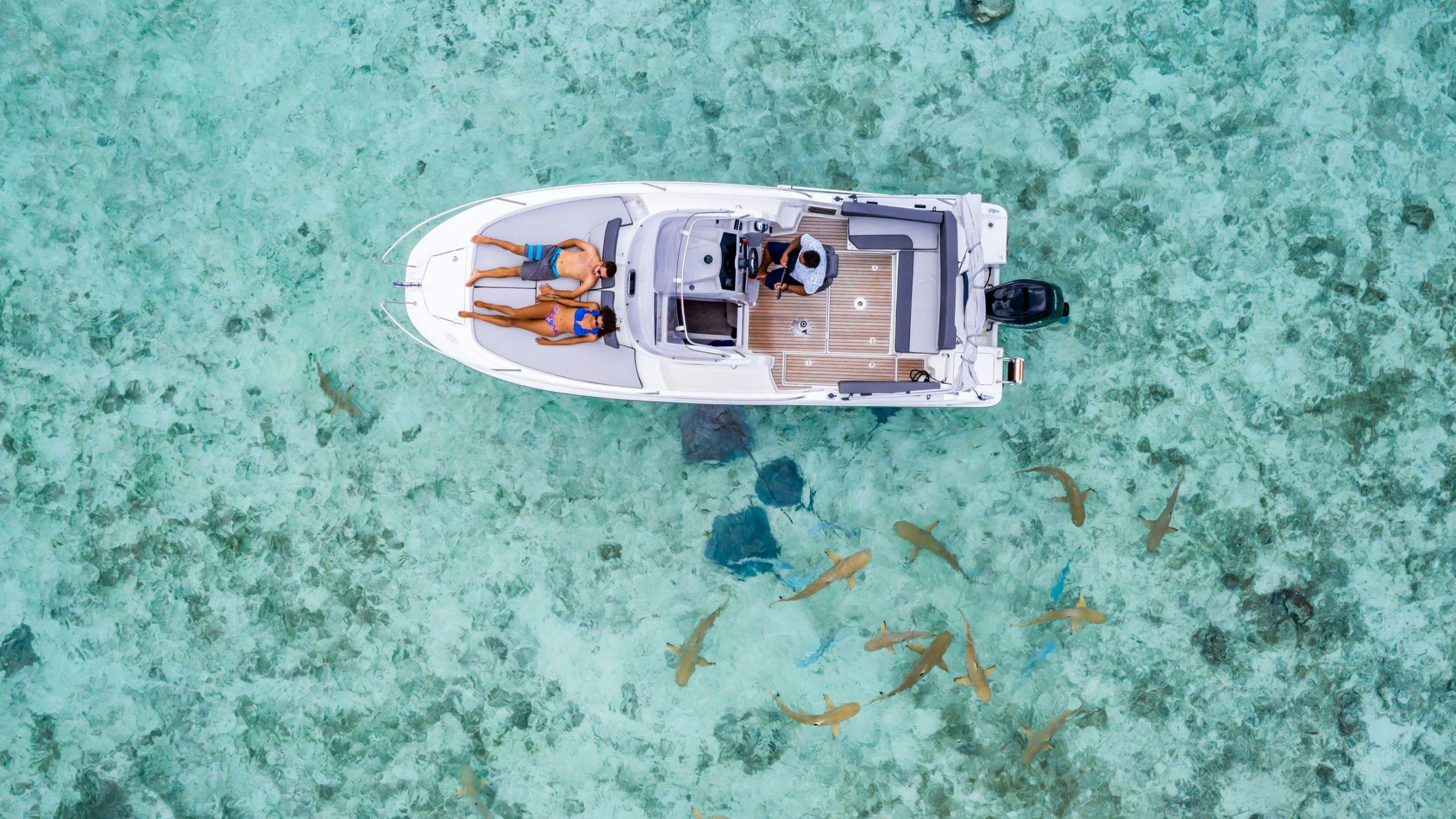 Crucero por la laguna azul de Bora Bora