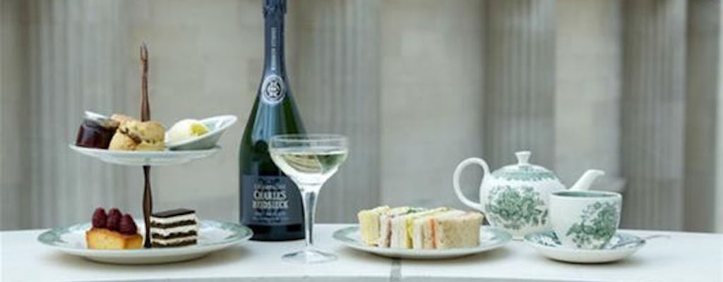 Chá da tarde com Prosecco no Museu Britânico