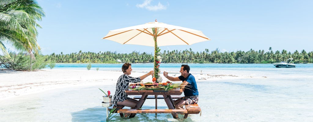 Escapada romántica de luna de miel en Bora Bora