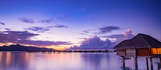 Privécruise bij zonsondergang in Bora Bora