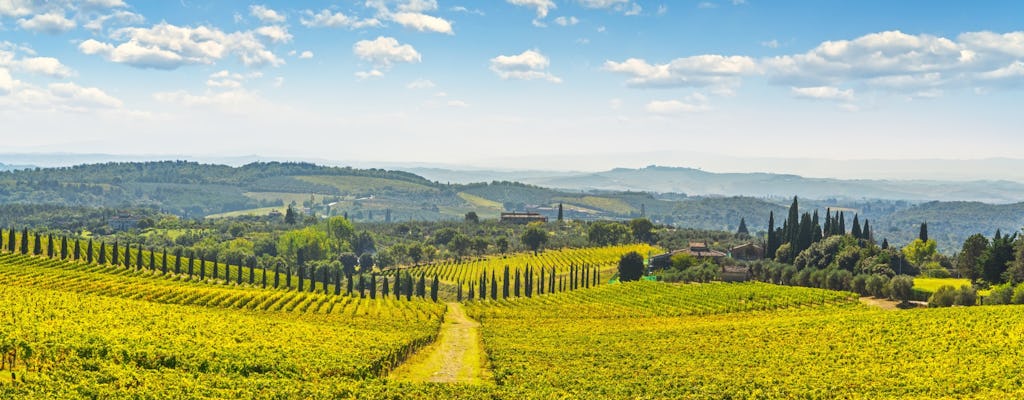 Klasyczna wycieczka rowerowa po regionie winiarskim Chianti i Toskania